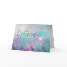 あなたの夢、感動的なカードで信じて下さい