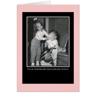 あなたの大きい女の子のズボンを置いて下さい