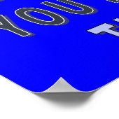あなたの大きさ…あなたはあのポスターより大きい ポスター (角)