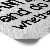 あなたの大きな女の子のパンツを引き上げる ポスター (角)