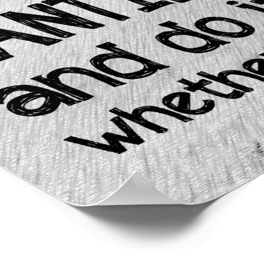 あなたの大きな女の子のパンツを引き上げる ポスター (角)