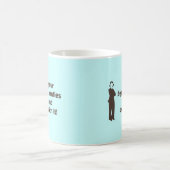 あなたの大きな女の子のパンツを置いてそれに対処する コーヒーマグカップ (中央)