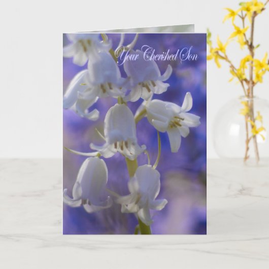 あなたの大事にされた息子、悔やみや弔慰カード カード (黄色い花)