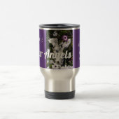 あなたの天使はいつもあなたと一緒にいるフローラブルーエンジェル トラベルマグ (中央)