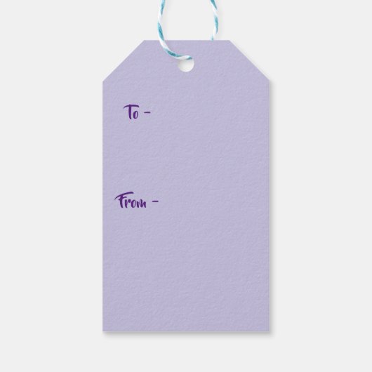 あなたの天使はいつもあなたと一緒にいるフローラ天使 ギフトタグ (裏面)