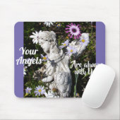 あなたの天使はいつもあなたと一緒にいるフローラ天使 マウスパッド (マウス)