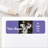 あなたの天使はいつもあなたと一緒にいるフローラ天使 ラベル (インサイチュ)