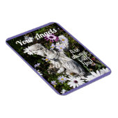 あなたの天使はいつもあなたと一緒にいるフローラ花 マグネット (右側)