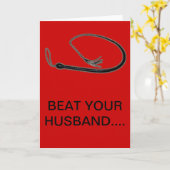 あなたの夫を打って下さい カード (黄色い花)