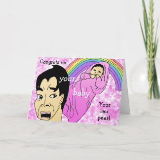 あなたの女の赤ちゃんのおめでとう カード