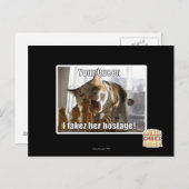 あなたの女王、私は彼女を人質に取る ポストカード (正面/裏面)