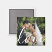 あなたの好きな結婚式の写真 スクリプトLove マグネット (正面/裏面)