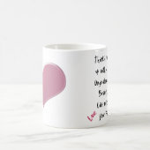 あなたの好みを愛して下さい! お母さんのマグ コーヒーマグカップ (中央)