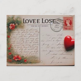 あなたの妻のためのロマンチックなポストカード ポストカード