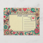 あなたの妻のためのロマンチックなポストカード ポストカード (裏面)