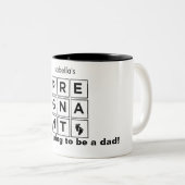 あなたの妻の妊娠中の2トーンのコーヒーマグ ツートーンマグカップ (正面右)