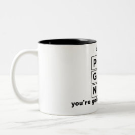 あなたの妻の妊娠中の2トーンのコーヒーマグ ツートーンマグカップ