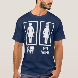 あなたの妻は私のウェルダー妻誇りを持ったはTシャツを歓迎する Tシャツ