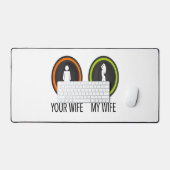 あなたの妻は私の妻 デスクマット (キーボード&マウス)