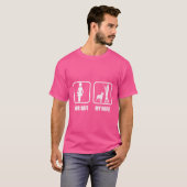 あなたの妻 – 私の妻の犬の銃 – 夫おもしろいの銃 Tシャツ (正面フル)