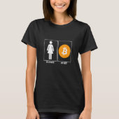 あなたの妻Crypto Bitcoin Cryptocurre私の妻おもしろいCrypto Tシャツ (正面)