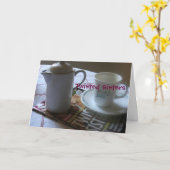 あなたの姉妹のための母の日カード カード (黄色い花)