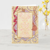 "あなたの娘からのお母さんに"、の母の日カード カード (黄色い花)