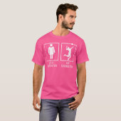 あなたの娘とバレーボールの親のための私の娘 Tシャツ (正面フル)