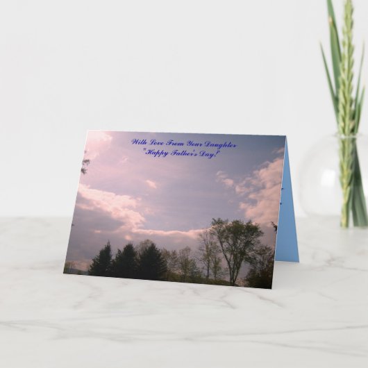 あなたの娘のからの愛と"幸せな脂肪… カード (正面)