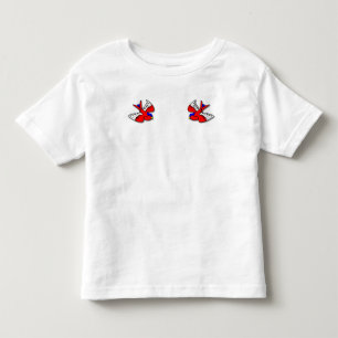 あなたの娘の入れ墨のつばめのワイシャツをロックして下さい トドラーTシャツ