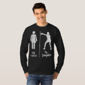 あなたの娘の私の娘のボクシング親ボクサー脂肪 Tシャツ (正面フル)