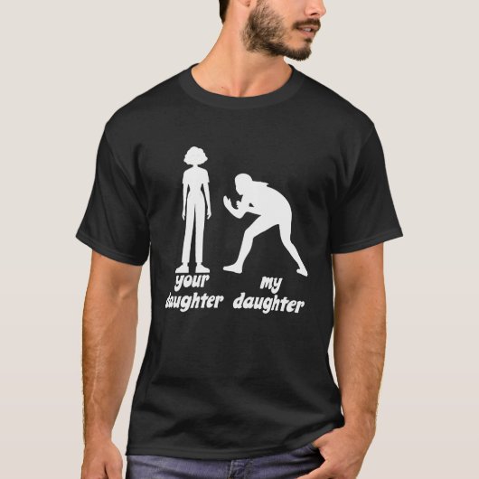 あなたの娘+私の娘 レスリング 衣装 ラブズ レスリング Tシャツ (正面)