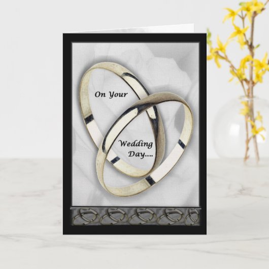 あなたの婚礼の日 カード (黄色い花)