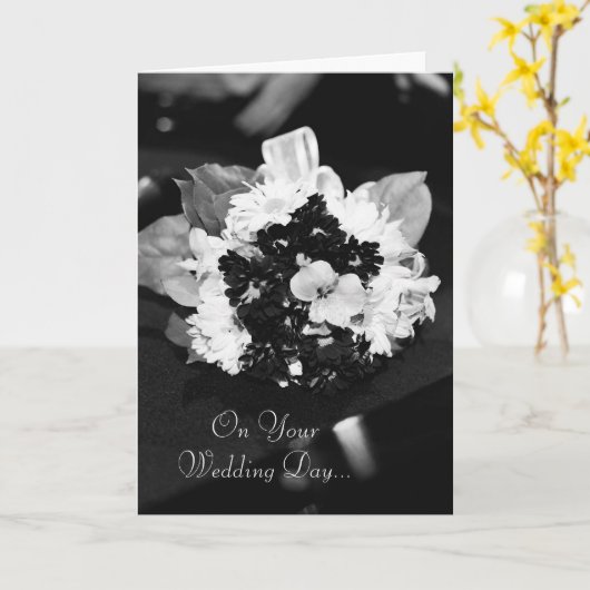 あなたの婚礼の日… カード (黄色い花)