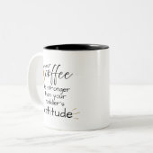 あなたの子どものイヤイヤより強いコーヒー ツートーンマグカップ (正面左)