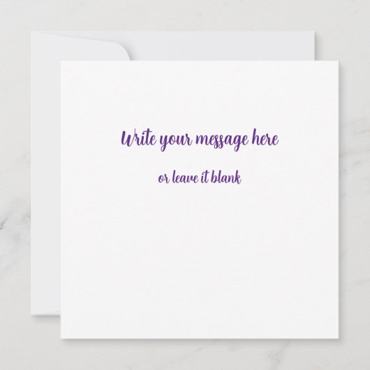 あなたの子供がカエルに乗って、私の顔をカードに載せて カード (裏面)