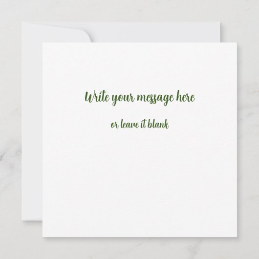 あなたの子供がTレックスに乗って、私の顔をカードに載せて カード (裏面)