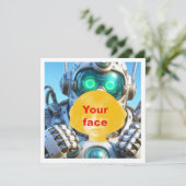 あなたの子供とロボット、ロボットブランクカード カード (スタンド正面)