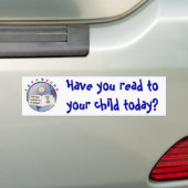 あなたの子供に今日読みましたか。 バンパーステッカー (車上)