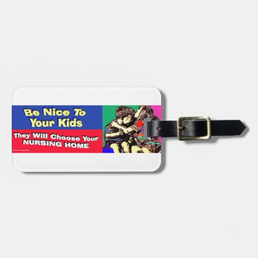 あなたの子供に素晴らしいが、それら選びますあなたのNHをあって下さい ラゲッジタグ (正面横)