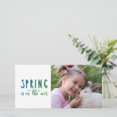 あなたの子供のイースターの写真 – 春 シーズンカード (スタンド正面)