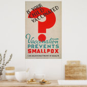 あなたの子供の予防接種ヴィンテージのポスター ポスター (キッチン)