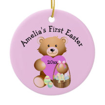 あなたの子供の名前の最初のイースターオーナメント