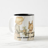 あなたの子供の魂 – ヴィンテージイラストレーションツートーンC ツートーンマグカップ (正面左)