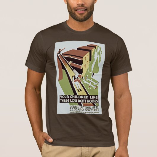 あなたの子供はこれらの低家賃の家を好みます Tシャツ (正面)