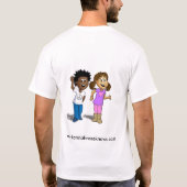 あなたの子供を励まし、啓発し、そして権限を与えて下さい! Tシャツ (裏面)