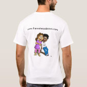 あなたの子供を励まし、啓発し、そして権限を与えて下さい! Tシャツ (裏面)