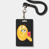 あなたの子供ラニヤードバッジを恥じる方法 バッジ (裏面（ネックストラップ付）)