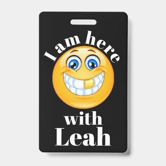 あなたの子供ラニヤードバッジを恥じる方法 バッジ (正面)