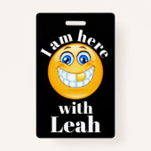 あなたの子供ラニヤードバッジを恥じる方法 バッジ (正面)